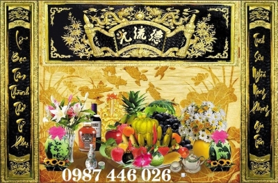 Tranh gạch ban thờ HP6882