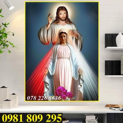 tranh thiên chúa - tranh gạch công giáo 3d