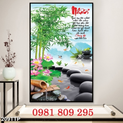 Gạch 3d rừng tre