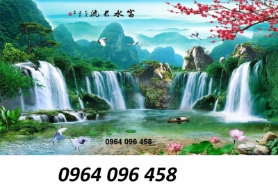 Tranh gạch 3d phong cảnh đồng quê - NXC32