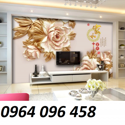 Tranh gạch 3d trang trí phòng khách đẹp - sang trọng - XCV54