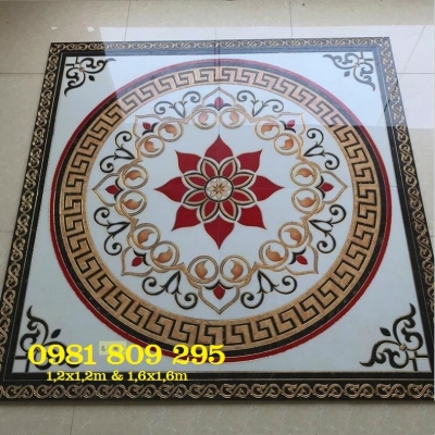 Thảm gạch hoa văn sảnh đẹp HS988