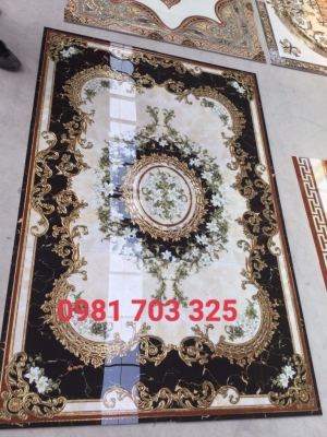 Thảm gạch phòng khách gia đình cao cấp