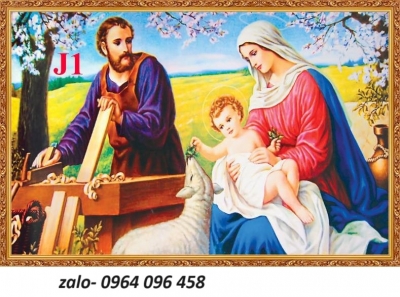 Tranh gạch 3d ốp tường tranh thiên chúa - SXC5