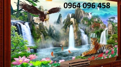 Tranh gạch 3d phong cảnh hữu tình - HDXCC