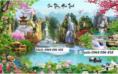 Tranh gạch 3d cảnh đồng quê - 788CB
