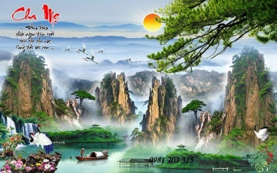 Tranh gạch men 3D trang trí