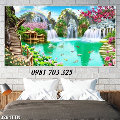 tranh phong khách- gạch tranh phong cảnh