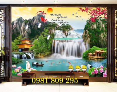 Gạch tranh ốp tường , gạch tranh 3d