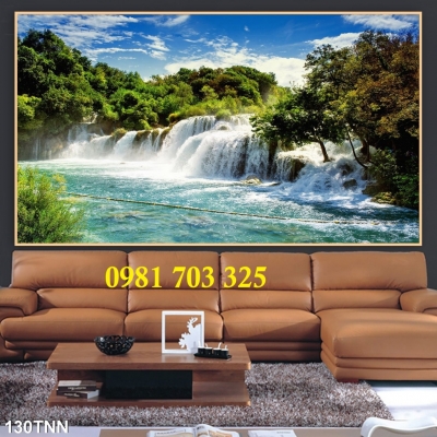Tranh gạch đẹp phong cảnh cao cấp 3d trang trí