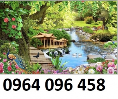 Tranh gạch 3d mệnh mộc - XCBB