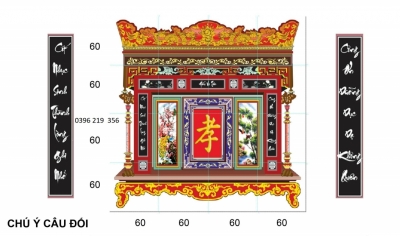 Tranh gạch đẹp phong thủy treo phòng thờ