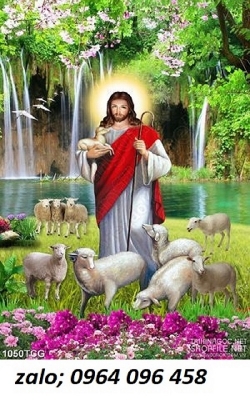 Tranh gạch 3d tranh thiên chúa - SKN96