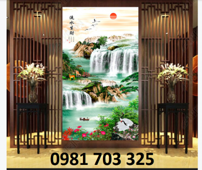 Tranh gạch men khổ đứng