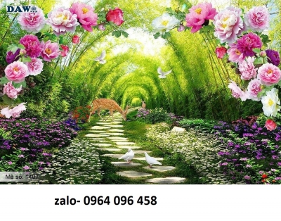 Tranh gạch 3d cây tre trúc - 622XC