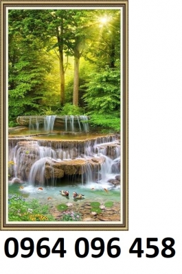 Tranh gạch 3d ốp tường cầu thang - MCV43