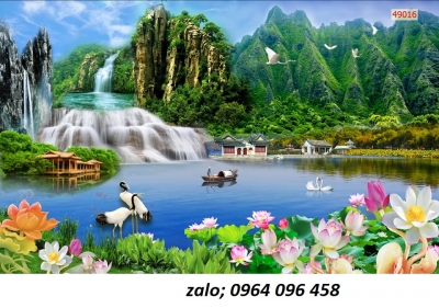 Tranh gạch 3d ốp tường ngoài trời - 988CL