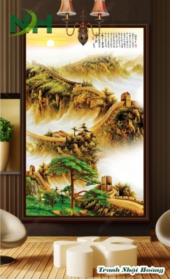 Tranh gạch 3d ốp tường vạn lý trường thành - SD543