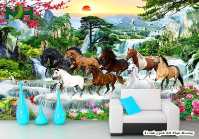 Gạch 3d mã đáo thành công - tranh gạch ốp tường