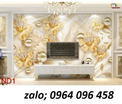 Gạch tranh 3d ốp tường phòng khách - JFC4