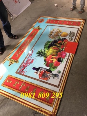 gạch tranh phòng thờ 3d ốp tường