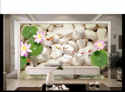 Tranh gạch men 3d ốp tường phòng khách - HDXC42