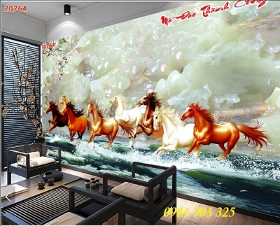 Tranh gạch 3D sứ ngọc