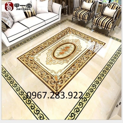Thảm gạch đẹp ốp sang trọng 3D