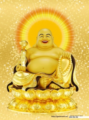 Tranh gạch 3d ốp tường thần tài - 199CV