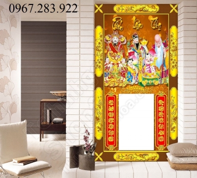 Tranh 3D- Tranh Phúc Lộc Thọ