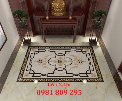 Gạch thảm phòng khách lát sang trọng GP8658
