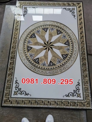 Gạch thảm trống đồng - thảm gạch men lát hiên HP166