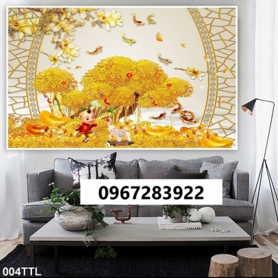Tranh gạch đẹp tài lộc