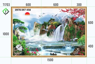 Tranh gạch men phong cảnh hữu tình