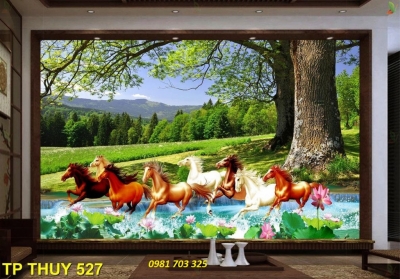 tranh 3D phong thủy mã đáo thành công