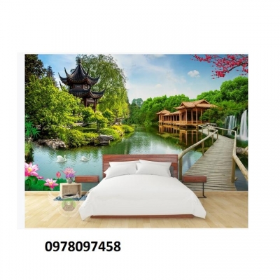 Tranh gạch 3D - tranh phong cảnh