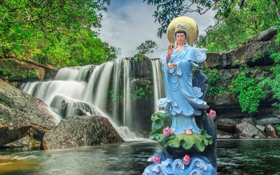 Tranh gạch 3d hình phật - CNB55