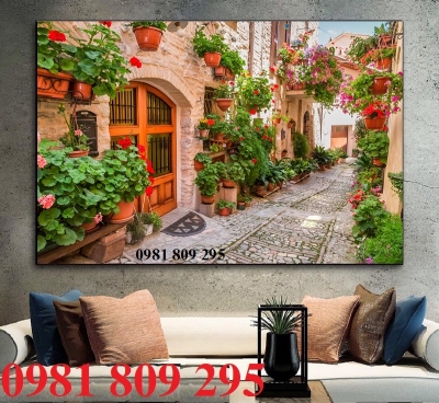 gạch tranh phong cảnh -gạch tranh 3d