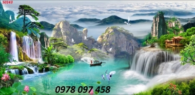 Tranh gạch 3d phong cảnh