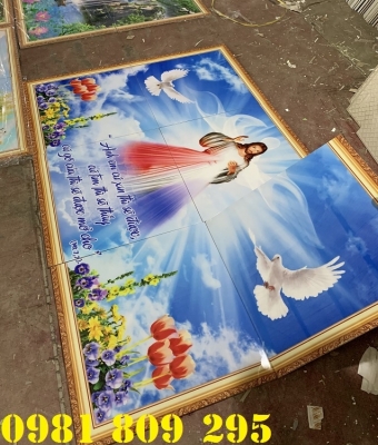 Gạch tranh - tranh công giáo thiên thần