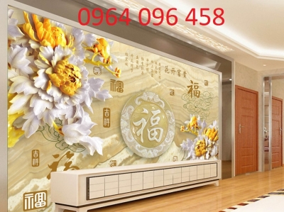 Tranh phong thủy 3d - tranh gạch 3d phong thủy - JNNN7