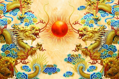 Tranh rồng 3d - tranh gạch 3d rồng - 876CN