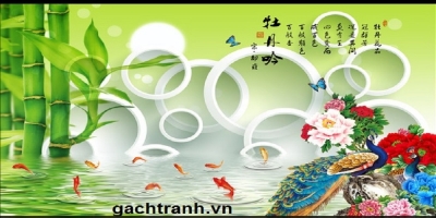 Tranh gạch 3d trang trí phòng khách - phòng ngủ - XXV44