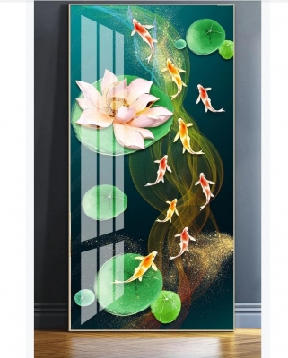 Tranh 3D- Tranh gạch cá chép