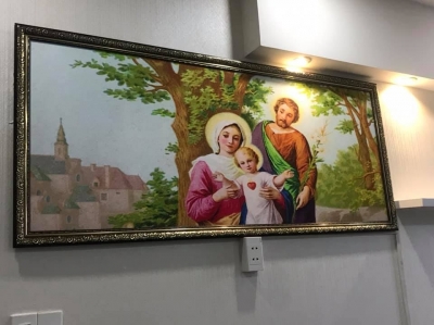 Tranh gạch 3d thiên chúa giáo - LKGF5