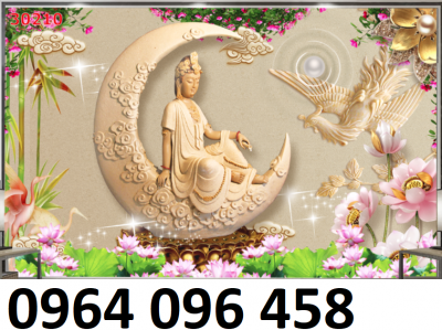 Tranh gạch 3d phật phòng thờ - H007