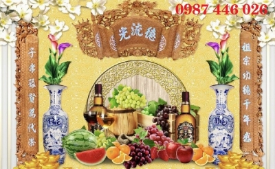 Tranh ban thờ, gạch tranh 3d