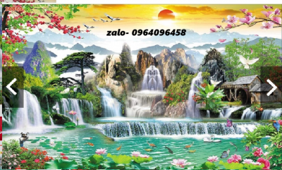 Tranh gạch 3d sơn thủy hữu tình - KBV53