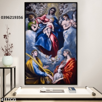 Tranh gạch công giáo 3d trang trí