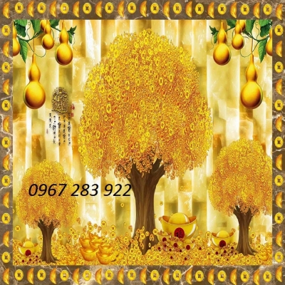 Tranh phong thủy 3d ốp tường đẹp